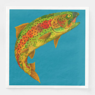 Rainbow Trout 5 van Aspen Leaf Servet