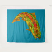 Rainbow Trout 5 van Aspen Leaf Wandkleed (Voorkant (horizontaal))