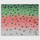 Rainbow Trout Art Vist decor Cadeaupapier (Vlak)