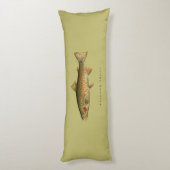  Rainbow Trout Body Pillow Lichaamskussen (Achterkant (Verticaal))