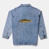  Rainbow Trout Denim Jacket (Achterkant)