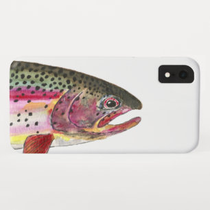 Rainbow Trout Fish Art for Fly Fishing Lovers Case-Mate iPhone Case
