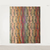 Rainbow Trout Fish Pattern for Fly Fishermen Wandkleed (Voorkant)