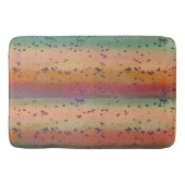 Rainbow Trout Fish Skin Fun Speckled Pattern Badmat (Voorkant)
