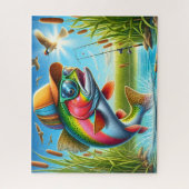 Rainbow Trout Fishing Legpuzzel (Verticaal)
