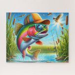 Rainbow Trout  Fishing Legpuzzel<br><div class="desc">Rainbow Trout  Fishing
Art/illustration
colorful
customizable</div>