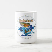 Rainbow Trout Fishing Personalized Illustration Koffiemok (Center)
