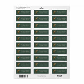 Rainbow Trout - Fly Fisherm Return Address Label   (Full Sheet)