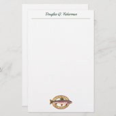 Rainbow Trout Fly Fishing FLY GUY Custom Briefpapier (Voorkant / Achterkant)