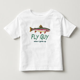 Rainbow Trout Fly FIshing Kinder Shirts