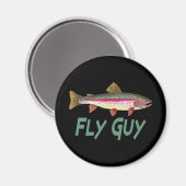 Rainbow Trout Fly FIshing Magneet (Voorkant / Achterkant)
