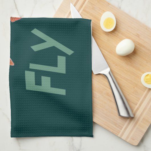 Rainbow Trout Fly FIshing Theedoek (Quarter Fold)