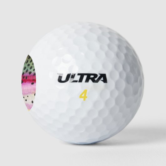Rainbow Trout Golfer Golfballen (Logo)