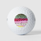Rainbow Trout Golfer Golfballen (Voorkant)