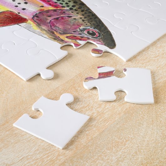 Rainbow Trout Ichthyology Vist Legpuzzel (Zijkant)