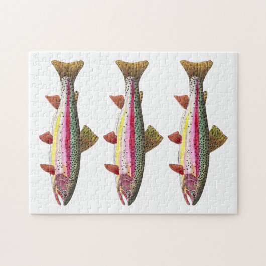 Rainbow Trout Ichthyology Vist Legpuzzel (Horizontaal)