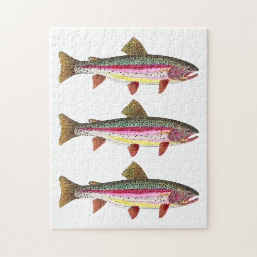 Rainbow Trout Ichthyology Vist Legpuzzel (Verticaal)