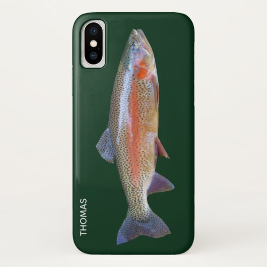 Rainbow Trout iPhone X Hoesje (Achterkant)