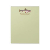 Rainbow Trout Latijn Notitieblok (Linkerzijde)