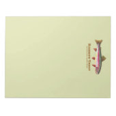 Rainbow Trout Latijn Notitieblok (Voorkant)