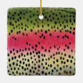 Rainbow Trout Merry Fishmas Ornament (Achterkant)
