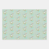 Rainbow Trout Mint Wrapping Paper Sheets (Voorkant 2)