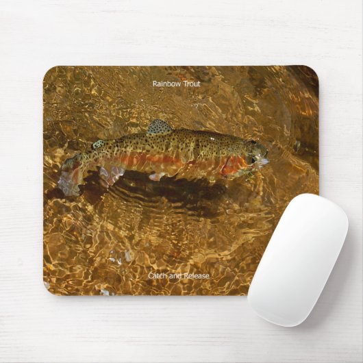 Rainbow Trout Mousepad Muismat (Met muis)