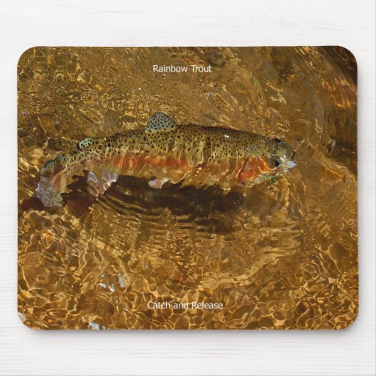 Rainbow Trout Mousepad Muismat (Voorkant)