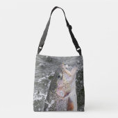 Rainbow Trout neemt het aas Crossbody Tas (Achterkant)