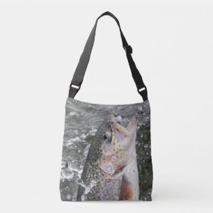 Rainbow Trout neemt het aas Crossbody Tas