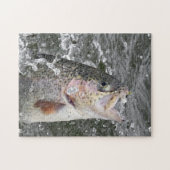 Rainbow Trout neemt het aas Legpuzzel (Horizontaal)