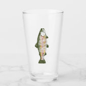 Rainbow Trout Pint Glass Glas (Voorkant)