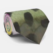 Rainbow Trout Skin Vist de vissers Stropdas (Opgerold)