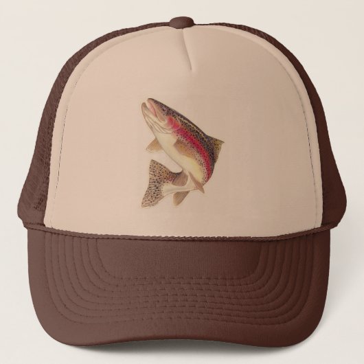 Rainbow Trout Trucker Hat Pet (Voorkant)