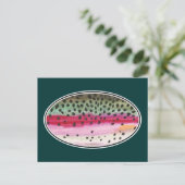Rainbow Trout Vist Briefkaart (Staand voorkant)