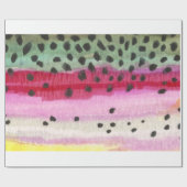 Rainbow Trout Vist Cadeaupapier (Vlak)