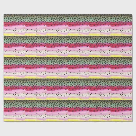 Rainbow Trout Vist Cadeaupapier (Vlak)
