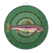 Rainbow Trout Vist Dartbord (Voorkant)