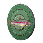Rainbow Trout Vist Dartbord (Voorkant Rechts)