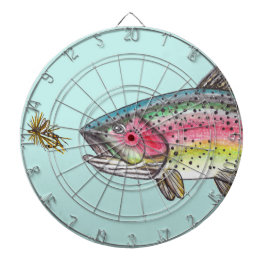 Rainbow Trout Vist Dartbord