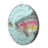 Rainbow Trout Vist Dartbord (Voorkant Rechts)