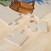 Rainbow Trout Vist - de grote is weg Legpuzzel (Zijkant)