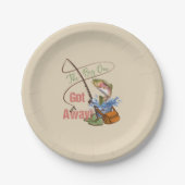 Rainbow Trout Vist - de grote is weg Papieren Bordje (Voorkant)