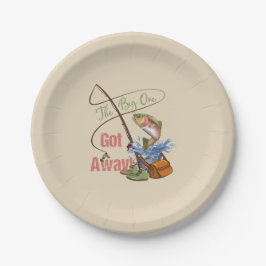 Rainbow Trout Vist - de grote is weg Papieren Bordje