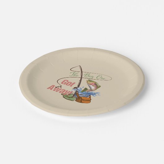 Rainbow Trout Vist - de grote is weg Papieren Bordje (Gekanteld)