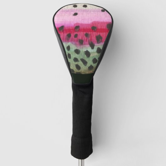 Rainbow Trout Vist en Ichthyology Golfheadcover (Voorkant)