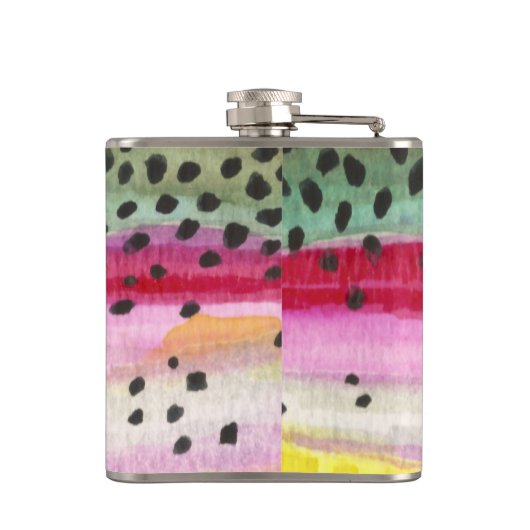 Rainbow Trout Vist Heupfles (Achterkant)