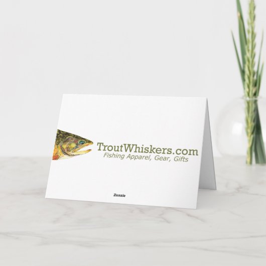 Rainbow Trout Vist Kaart (Achterkant)