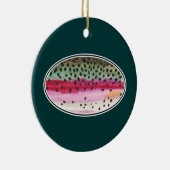Rainbow Trout Vist Keramisch Ornament (Rechts)