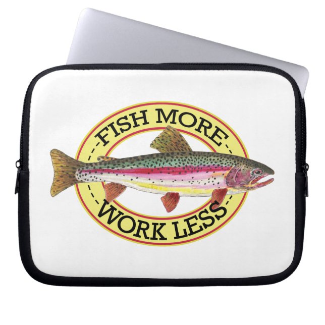 Rainbow Trout Vist Laptop Sleeve (Voorkant)